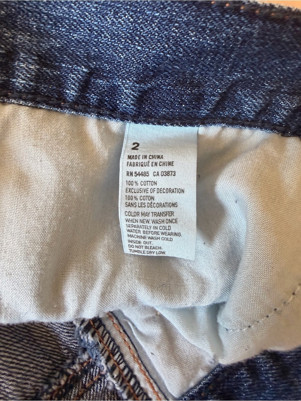 American Eagle Outfitters Blue Distressed Frayed Denim Shorts - Picture 7 of 7